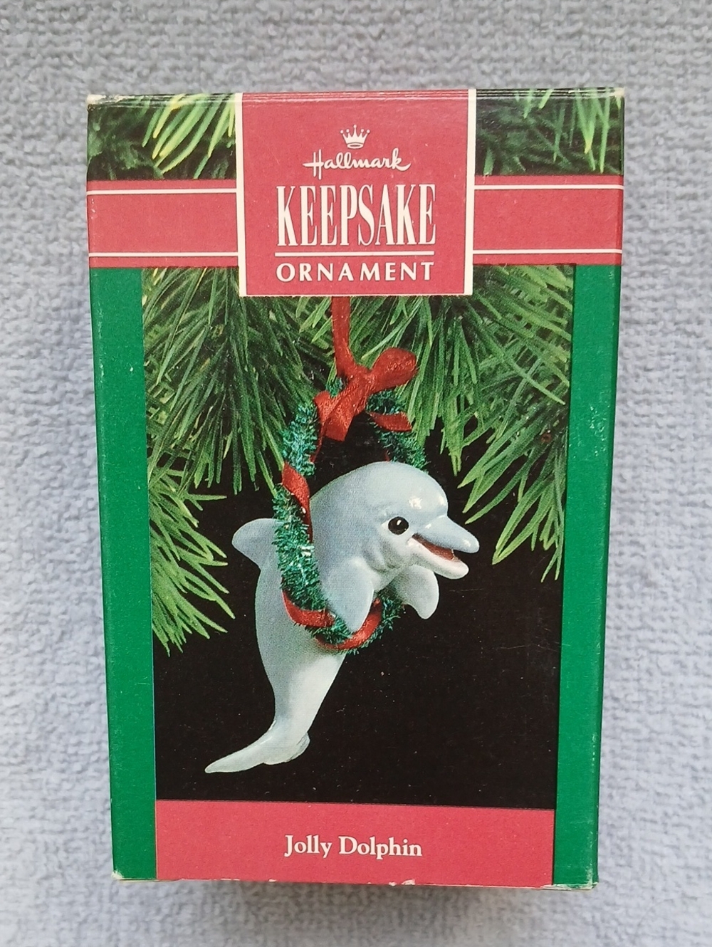 Hallmark Keepsake Ornament Jolly Dolphin 1990 With Box